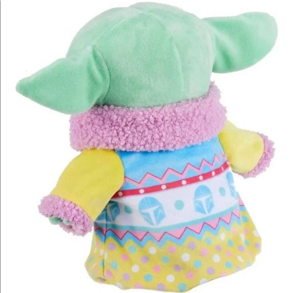 Star Wars Grogu Baby Yoda Stuffed Plush Easter Edition 10” - Picture 3 of 4